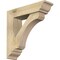 Ekena Millwork Legacy Traditional Rough Sawn Bracket w/ Offset Brace, Douglas Fir, 6"W x 22"D x 22"H BKT0604X22X22LEC01RDF - alternate 1